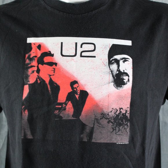 U2 Band Shirt - Elevation Tour Shirt From 2001 - Men's Large - Picture 2 of 10